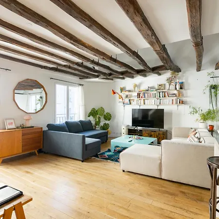 Luxurious 2 Bedroom Canal Saint Martin Saint Lazare Daire *